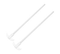 Abaodam 2 Piezas Varilla agitadora Agitador de precisión agitador de cerámica Varilla de agitación agitadores eléctricos pequeña Barra agitadora agitador de Taza PTFE Reutilizable