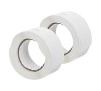 Abaodam 2 Rollos de Pegatinas de Fecha para Alimentos de Cocina, Papel Blanco Autoadhesivo Fácil de Pegar sin Necesidad de Pegamento, Adecuado para Manualidades y Aprendizaje