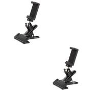 Abaodam 2 Uds Capo De Guitarra Soporte Para Cabezal De Guitarra Soporte Para Teléfono Clip De Transmisión De Bajo Soporte Giratorio Para Teléfono De Guitarra Soporte Para Teléfono De