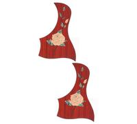 Abaodam 2 Uds Guitarra Golpeador De Madera Maciza De Guitarra Antiarañazos Pegatina De Golpeador De Guitarra Protectora De Guitarra Acústica Suministros De Guitarra Accesorio