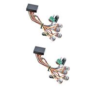 Abaodam 2 Uds Línea De Bajo Guitarra Control De Tono Cableado Arnés Guitarra Eléctrica Guitarra Bajo Circuito Guitarra Cableado Arnés De Guitarra Amplificador Eq