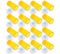 Abaodam 20 Frascos Pequeños para Pastillas de Polipropileno con Tapa de Rosca Portamedicamentos Portátil y Compacto para Viaje Organizador Seguro para Tabletas y Suplementos