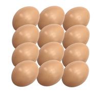 Abaodam 20 Huevos Falsos Decorativos Huevos De Poliestireno para Pintar Manualidades De Pascua