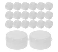 Abaodam 20 Piezas Accesorios Para Tambores Sonajeros Bolas Blancas Para Sonajero Insertos Para Manualidades Campanas De Plástico Juguetes Para Hacer Ruido Para Bebés