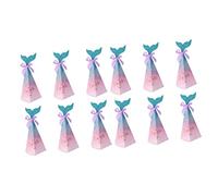 Abaodam 20 Piezas Bolsa De Dulces De Sirena Bolsa De Regalo De Sirena Fiesta De Sirenas Regalos Caja De Regalo De Boda Pequeña Caja De Regalo Bebé