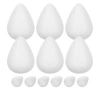 Abaodam 20 Piezas Capullos de Espuma Blancos Boda de Ligeros y Adhesivos Compromiso para Manualidades en Forma de Rosa y Ideales para Decoración de Boda y Compromiso Decoración