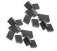 Abaodam 20 Piezas Tapas de Fader Deslizante 4Mm Negras 20 Piezas para Mezclador de Sonido, Perillas Antideslizantes de Plástico Duradero, Accesorio para Consola de Audio y Mesa de Mezclas