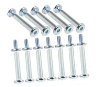 Abaodam 20 Piezas Tornillos de Inoxidable para Patines Línea Tornillos Hexagonales para Ejes y Rodamientos Accesorios Duraderos para Ruedas de Patines Adultos y Fácil Instalación