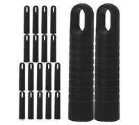 Abaodam 20 Tapones Roscados de Plástico para Mango de Escoba de 25 MM Anillo de Bloqueo y Diseño en Espiral para Sujeción Firme y Limpieza y Oficinas