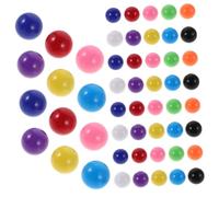 Abaodam 200 Piezas Bolas Repuesto Coloridas para Damas Chinas Bolas Sólidas para Tradicionales y Enseñanza Matemática