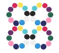 Abaodam 200piezas Almohadillas Difusoras Evaporativas Aromaterapia Minialmohadillas De Algodón para Aceites Esenciales Recambio para Difusores De Coche y Collares