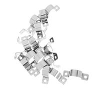 Abaodam 20Piezas Abrazaderas de Tubo Clips de Fijación para Cables y Alambres Soporte de Alta Resistencia para Proyectos Eléctricos