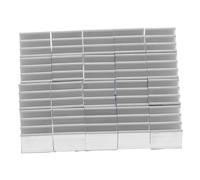 Abaodam 20piezas Adhesivo para Disipador De Calor Bloque De Aletas De Enfriamiento Reemplazo De Aleta De Disipador De Calor para Uso Diario Electrónicos y Computadoras