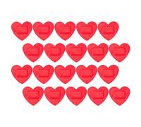 Abaodam 20piezas Parches Adhesivos De Heridas Transpirables Forma De Corazón Para Cuidado De Cortes y Rasguños Pack De Material Pe Seguro y Absorbente Perfectos Para Uso Diario