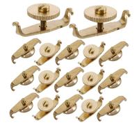 Abaodam 20piezas Sintonizadores De Cobre Para Erhu Ajustadores De Cuerdas Para Instrumentos De Cuerda Herramienta De Afinación Portátil y Precisa Accesorios Esenciales Para Músicos