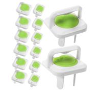 Abaodam 24piezas Protectores Eléctricos Prueba De Bebés Protectora Recinto Tapones De Plástico Resistente Roturas y Corrosión Fácil De Instalar