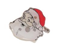 Abaodam 25 Broches Navideños Purpurina y Esmalte Luminoso LED para Mujeres y Niñas, Diseño de Papá Noel en Plástico Fácil de Usar para Fiestas de Navidad