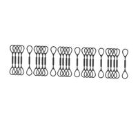 Abaodam 25piezas Tapones De Para Accesorios Para Deslizadores De Válvula Reemplazos Color Negro Para Instrumentos