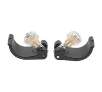 Abaodam 2Juegos Candado para Bastones de Senderismo Clip de Sujeción Accesorios para Bastones de Trekking Instalación y Gran Durabilidad Compatible