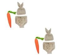 Abaodam 2juegos Conjunto De Fotografía para Recién Nacidos Traje De Conejo De Sombrero Pantalones para Sesiones Fotográficas De Bebés De Meses