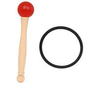 Abaodam 2juegos Mallet De Tazón Cantante Mango De Madera y Cabeza De Goma Para Cuencos De Accesorio Musical Para Adultos