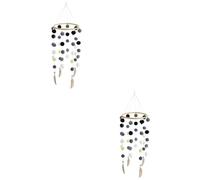 Abaodam 2piezas Adorable Colgante De Pelo De Bola Decoración De Pared Para Salón y Tienda Accesorio Para Bodas y
