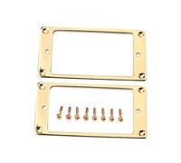 Abaodam 2piezas Anillos De Montaje Planos De Metal Dorados Para Guitarras Fácil y Resistente