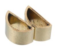 Abaodam 2piezas Aro De Cobre Para Accesorios De Violín Casquillo De Metálico Anillo Roscado Para Extremo De De Para Bricolaje Para Taller De Música