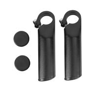 Abaodam 2Piezas Barra de Descanso de Manillar de Aleación de Aluminio Esmerilado para Bicicleta de y Carretera Compatible con Manillares de Negro