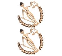 Abaodam 2piezas Broche de Balanza de Justicia Pin de Solapa para Abogado Metal Obsequio de Graduación para Estudiante de Derecho Broche de Solapa para Hombre y Mujer Traje de Leyes