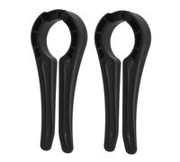 Abaodam 2piezas Cerradura de Perilla para Estufa de Gas Bloqueo Prueba de Bebés Protección Infantil para Evitar Encendido Accidental Material Resistente para Cocina Familiar