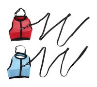 Abaodam 2piezas Chaleco Ajustable de Malla Transpirable para Conejos Arnés Tipo Chaleco Antiescape para Paseos y Entrenamiento al Aire Unidades