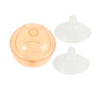 Abaodam 2piezas De Pezones De Silicona Transparente Cómodos Para Recién Nacidos Productos Destete Imprescindibles