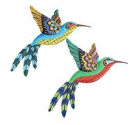 Abaodam 2piezas Decoración De Pared De Adorno De Pared Interior Decoración Colgante Forma De Pájaro