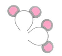 Abaodam 2piezas Diadema De Ratón Para Fiestas Actuaciones y Disfraces De Cosplay Diseño Orejas De Ratón Para Halloween y Eventos Temáticos De Dibujos Animados y Estilos