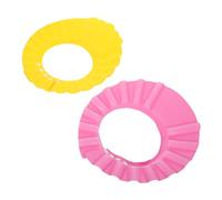 Abaodam 2piezas Gorro De Ducha Para Protector Lavado Cabello Visera Baño Suave Ajustable