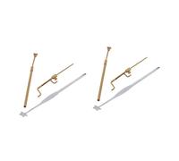 Abaodam 2piezas Herramientas De Luthier Para Violín Clip De Sonido Ajustador y Medidor De Altura De Poste De Sonido Accesorios De Reparación Para Músicos