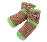 Abaodam 2piezas Juguete para Perros Pequeños Peluche Suave con Sonido para Masticar Interacción para Cachorros y Fomentar Ejercicio y Salud Oral