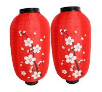 Abaodam 2piezas Linternas Japonesas De Decoración para Hogar Farol Colgante De Estilo Japonés Diseño De Flores para Exterior De Farol para Restaurante De Sushi