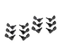 Abaodam 2piezas Lr Clavijero De Afinación Para Guitarra Eléctrica y Acústica De Color Negro Accesorio Para Banjo y Guitarras De Cuerdas