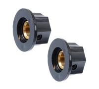 Abaodam 2piezas Perillas de Control de Volumen de Botón Giratorio y Perillas de Control de Potenciómetro para Guitarra Eléctrica Eje de Inserción Botón de Rotación