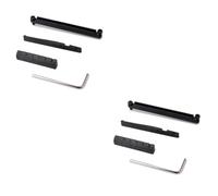 Abaodam 2piezas Puente y Cejuela Ajustables Para Guitarra Acústica Conjunto De Accesorios De Guitarra Folk