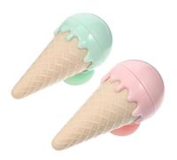 Abaodam 2piezas Roll Hierba Gatera Juguete Forma De Helado para Gatos Juguete para Masticar Portátil para Gatitos Relleno De Hierba Gatera