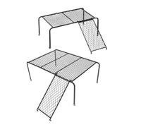 Abaodam 2piezas Rutin Chicken Platform con Escalera para Gallinero Estante De Alimentación para Pollos y Aves Pequeñas Accesorio para Entorno Saludable y