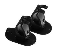 Abaodam 2piezas Soporte De Abrazadera para Barra De Cortina Sin Perforaciones Soportes Adhesivos para Barras De Cortina para Baño y Dormitorio