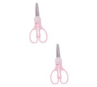 Abaodam 2piezas Tijeras De Alimentación Para Bebés Portátiles Con Herramienta De Corte Para Comidas Complementarias y Frutas Diseño Ligero y Práctico Para Mamás