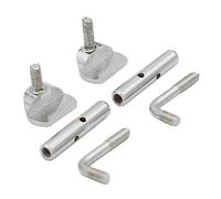 Abaodam 2piezas Tornillo de Mentonera para Violín Color Plateado y Herramientas de Ayuda para Practicar y Tocar el Violín