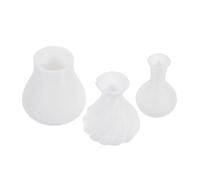 Abaodam 3 Jarrones Pequeños para Flores Mini Florero Florero En Miniatura para Casa De Muñecas Florero En Miniatura para Casa De Muñecas Florero En Miniatura para Casa De Muñecas