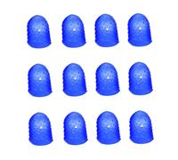 Abaodam 3 Juegos de de Silicona para Dedos de Guitarra para Ukelele Guitarra Eléctrica Acústica Banjo Y Mandolina Color Azul Marino 4 Unidades X 3