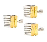 Abaodam 3 Piezas Abrazadera De Saxofón Ligadura De Saxofón Partes De Saxofón Ligadura De Clarinete Clip De Saxofón Ajuste Saxofón Clip De Saxofón Ajustable De Saxofón Cobre